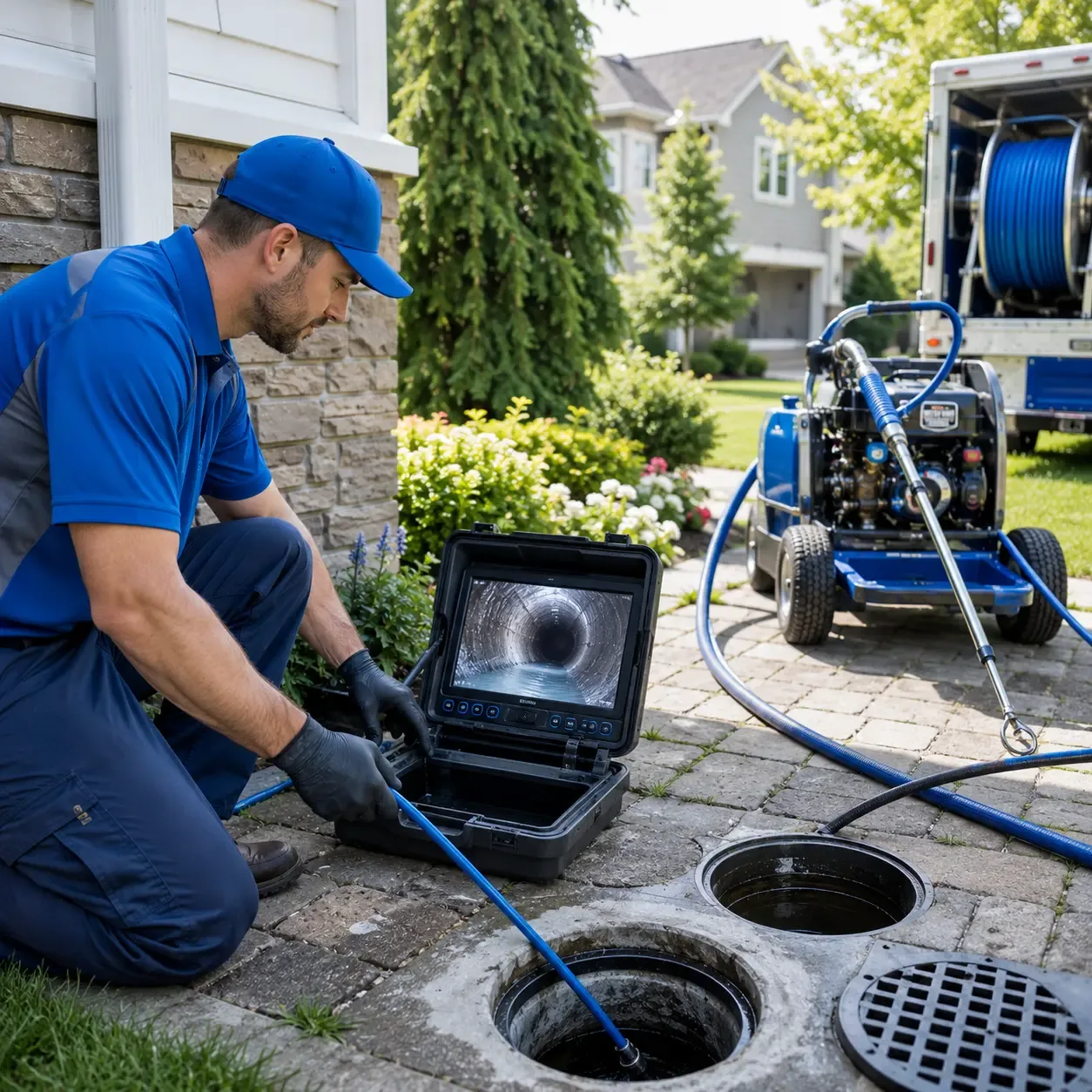 Outdoor drain cleaning professionals serving Seymour, TX